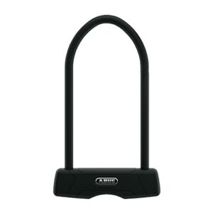 ABUS 460/300 Granit D Kłódka Rowerowa Typu "U", Czarna, 37 x 22 x 20 c