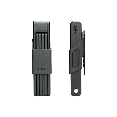 Hiplok SWITCH, Zamek składany, Unisex, BLACK, 2,7cm x 90cm