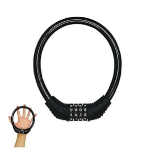 1 sztuka zamek szyfrowy do kasku rowerowego, do roweru, z 4-cyfrowym kodem numerycznym, zamek rowerowy dla dzieci, do roweru, motocykla, skutera, bramy, ogrodzenia (B)