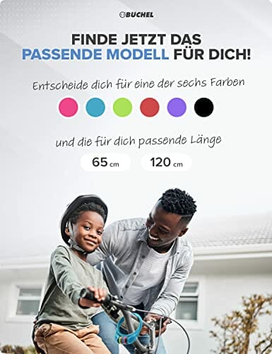 Büchel Zapięcie rowerowy dla dziecko wraz z uchwytem, kolorowe i bez k - obrazek 2