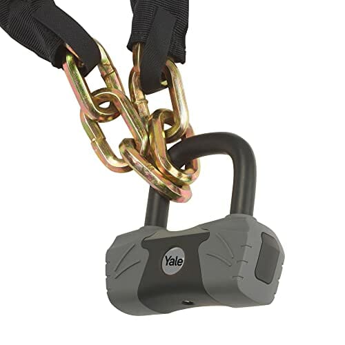 Yale YUL3C/14/230/1 Zapięcie Rowerowe, U Lock z Kablem, 230 mm, Stal H - obrazek 7