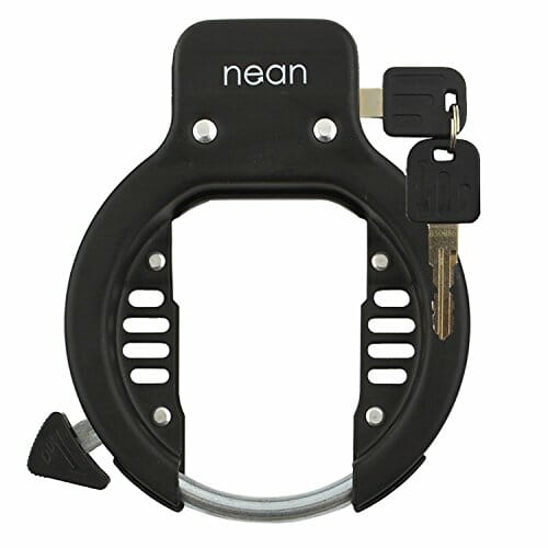 Nean zapięć rowerowe, zapięcie na ramę z łańcuchem, pierścieniowe, obr - obrazek 4