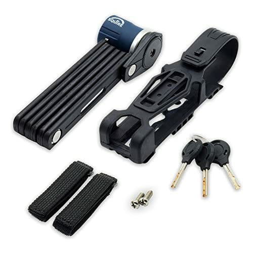 P4B | Składane zapięcie rowerowe z uchwytem i kluczem – długość 69 cm | zapięcie rowerowe składane – z hartowanej specjalnej stali | mechanizm zamykania DISC TUMBLER - obrazek 9