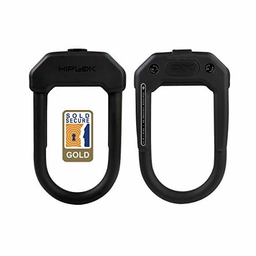 Hiplok DX, U-lock, Unisex, ALL BLACK, Wymiary wewnętrzne zapięcia: 15