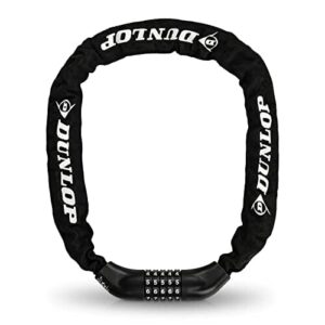 DUNLOP Zamek rowerowy z zamkiem szyfrowym - wysokie bezpieczeństwo - 1