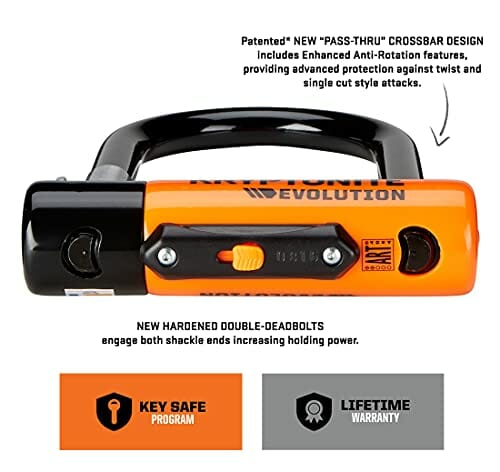 Kryptonite Evolution zapięcie pałąkowe z uchwytem FlexFrame U, 11-14 m - obrazek 5