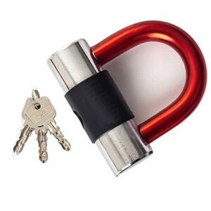 Zamek rowerowy, 16 mm antykradzieżowy zamek rowerowy, z 3 kluczami do roweru szosowego, roweru elektrycznego, roweru górskiego, motocykla, zabezpieczenie przed kradzieżą