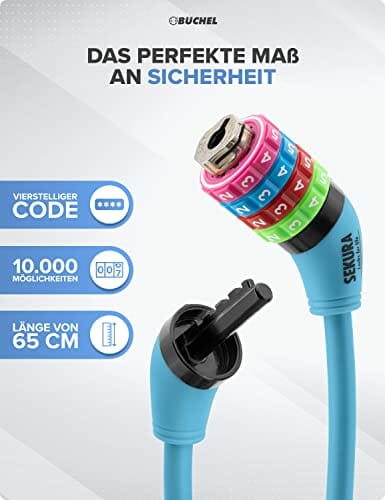 Büchel Zapięcie rowerowy dla dziecko wraz z uchwytem, kolorowe i bez k - obrazek 6