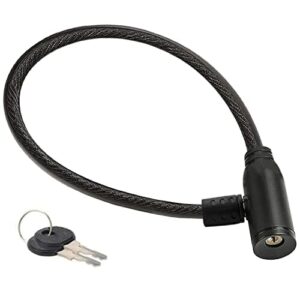 Blokada rower rower skuter elektryczny kabel z kluczami stali 62 cms blokada rower antywłamaniowy motocykl blokada przed kradzieżą łańcucha rower rower rower antykradzieżowy motocykl