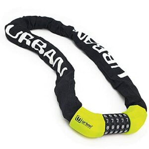 URBAN UR890 Blokada Rowerowa Łańcuch Stalowy Antykradzieżową Ø8 100cm