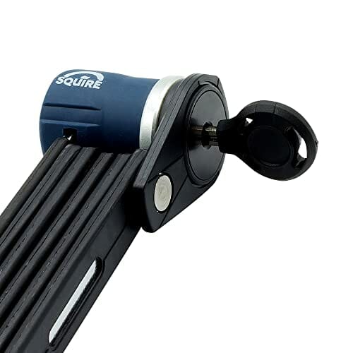 P4B | Składane zapięcie rowerowe z uchwytem i kluczem – długość 69 cm | zapięcie rowerowe składane – z hartowanej specjalnej stali | mechanizm zamykania DISC TUMBLER - obrazek 7