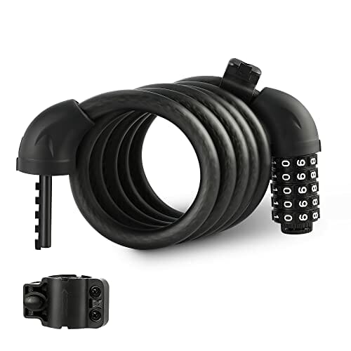 ValueMax Kabel rowerowy 150 cm x 12 mm z 5 cyframi Inteligentny kod, d