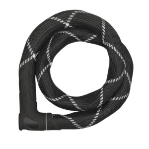 ABUS Zamek łańcuchowy Iven Chain 8210/140 - zamek rowerowy z osłoną z