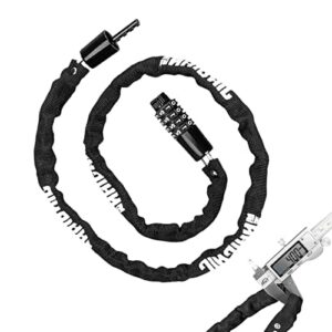 Zamek rowerowy z cyframi do roweru, motocykla, dla dzieci i dorosłych, 100 cm