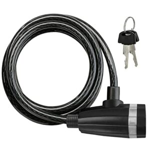 Blokada rower rower skuter elektryczny kabel z kluczami stali 65 CMS blokada rower antykradzieżowy motocykl blokada przed kradzieżą łańcucha rower rower antykradzieżowy motocykl