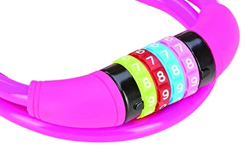 Blokada kablowa z cyframi dla dzieci, kombinacja 4 cyfr, możliwość dow - obrazek 2