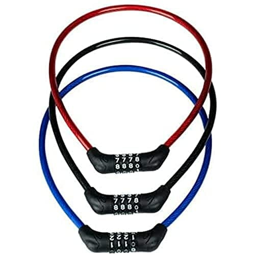 BURG-WÄCHTER Fahrradschloss mit Zahlencode, für Kinder, Diebstahlsiche