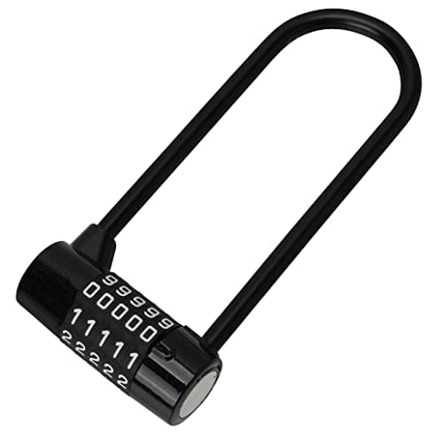 Kurtzy 5-cyfrowa kłódka szyfrowa, długa szekla 15,5 cm, wytrzymała, wo