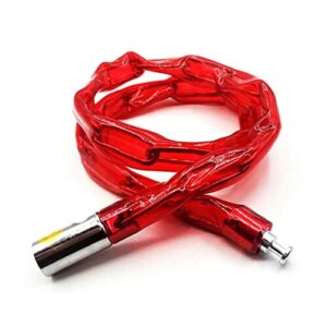 EUROXANTY Kłódka z kluczami Para Rower | Blokada rowerowa | Bezpieczeństwo Twojego roweru | Regulowana blokada kablowa | Łańcuch antykradzieżowy | Blokada rowerowa Anti-Theft | Czerwony