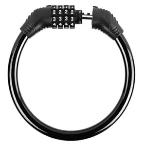 Kłódka do skuterów elektrycznych ze stali kombinacji numerycznej 4 cyfrowe odporne na przecięcie wiertarki do zamka hulajnoga elektryczna hulajnoga elektryczna