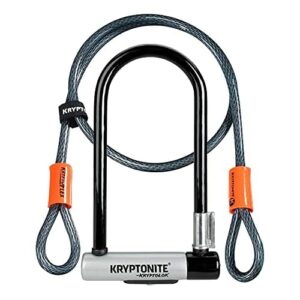 Kryptonite Kryptolok Standard Rowerowy U-Lock z 1,2 m Flex Cable