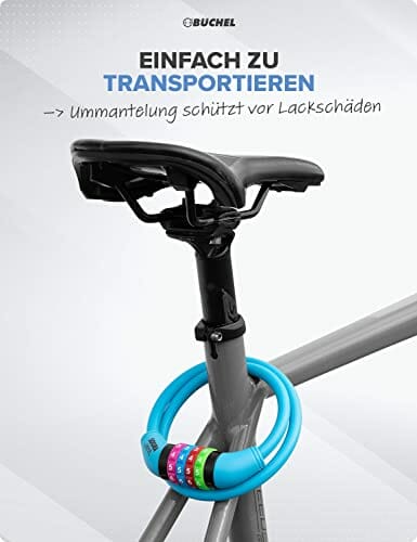 Büchel Zapięcie rowerowy dla dziecko wraz z uchwytem, kolorowe i bez k - obrazek 4