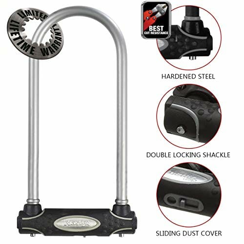 MASTER LOCK 8195EURDPROLW zamek w kształcie litery U, 280 mm x 110 mm - obrazek 4