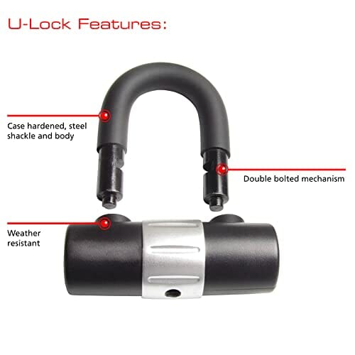 Burg-Wachter 1M sprzedany bezpieczny złoty łańcuch rowerowy i zamek ze - obrazek 9