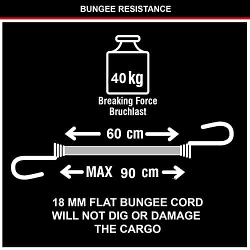 Master Lock 3224EURDAT Linka, Czarny/Czerwony, 60 cm - obrazek 5
