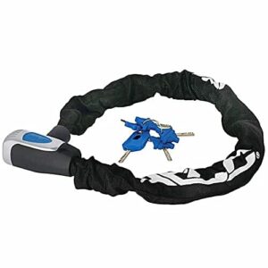 Winora Unisex – zapięcie łańcuchowe dla dorosłych Cosa Nostra Plus, czarne, 100 cm