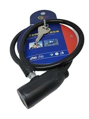 Kabel Stal Kłódka Rowerowa Łańcuch Z Kluczem Łańcucha Włamywacz Rowerów Włamywacz Rowerowy Łańcuch