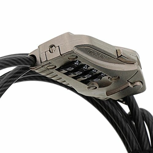 Burg-Wächter zapięcie kablowe z zamkiem szyfrowym, Snap+Lock, 2 metry, - obrazek 5