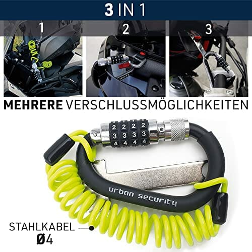 URBAN UR140 Kłódka do Kasku Motocyklowego Lekki Wielofunkcyjny Karabiń - obrazek 4