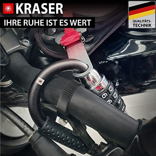 KRASER KR723B Blokada Kasku Motocyklowego, Kod Kombinacji Motocykli, A - obrazek 9