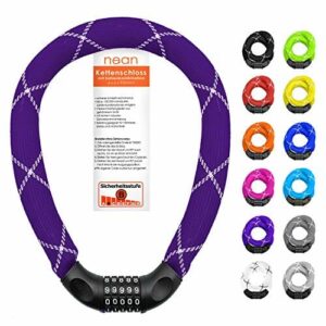 nean Zapięcie rowerowe z cyframi, wysokie bezpieczeństwo i bardzo wytr