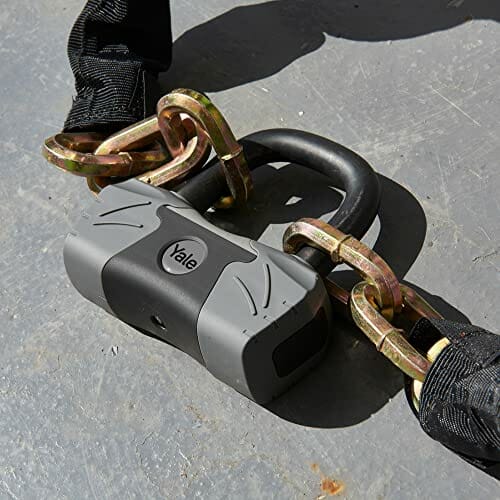 Yale YUL3C/14/230/1 Zapięcie Rowerowe, U Lock z Kablem, 230 mm, Stal H - obrazek 3