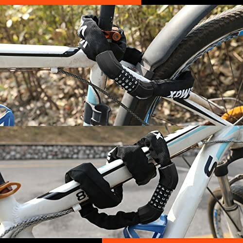 ValueMax Blokada rowerowa z kodem 1000 mm x 8 mm z 5 cyframi w skrócie - obrazek 2