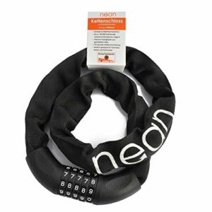 nean Zapięcie rowerowe z cyframi, ogniwa łańcucha z hartowanej stali,