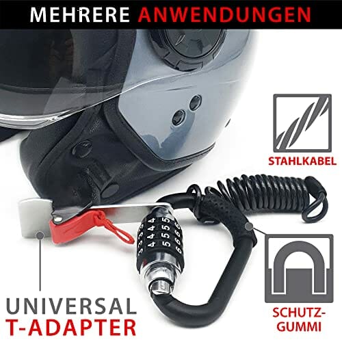 KRASER KR723B Blokada Kasku Motocyklowego, Kod Kombinacji Motocykli, A - obrazek 7