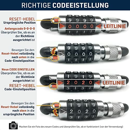 URBAN UR140 Kłódka do Kasku Motocyklowego Lekki Wielofunkcyjny Karabiń - obrazek 5