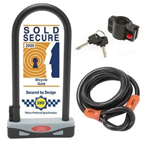 Burg Wächter 1600HB 1600 HB KIT złoty sprzedany bezpieczny zamek rower