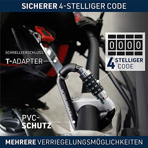 URBAN UR140 Kłódka do Kasku Motocyklowego Lekki Wielofunkcyjny Karabiń - obrazek 8