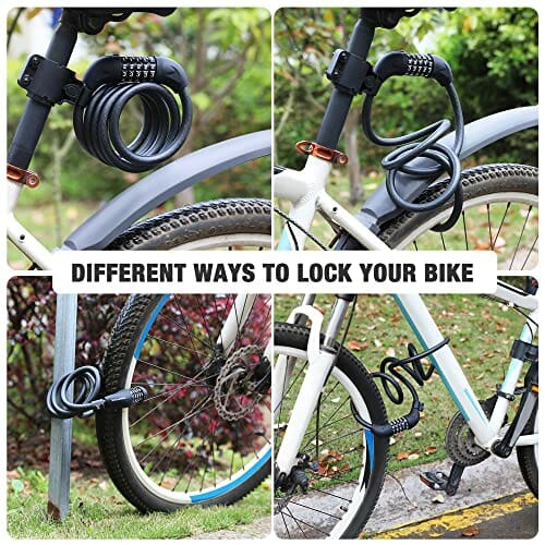 ValueMax Kabel rowerowy 150 cm x 12 mm z 5 cyframi Inteligentny kod, d - obrazek 3