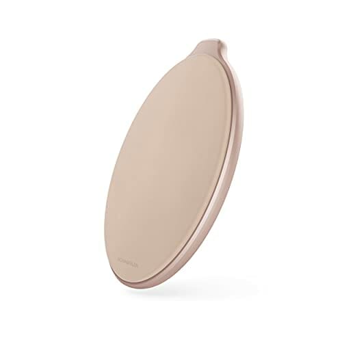 VONMÄHLEN Aura - bezprzewodowa ładowarka z certyfikatem Qi 15 W - z zasilaczem 4 w 1 18 W - bezprzewodowa ładowarka kompatybilna z iPhone, Airpods, Samsung, Huawei, Sony itd. (skóra różowe złoto)
