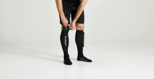 uhlsport Carbonflex Evo Piłka nożna Ochraniacze piszczeli dla dzieci i - obrazek 4