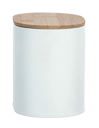 WENKO Bagażnik łazienkowy Gara z pokrywką biały - pudełko do przechowy - obrazek 5