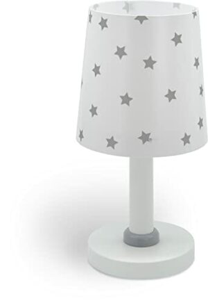 Dziecięca lampa stołowa Dalber Star Light Stars w kolorze białym