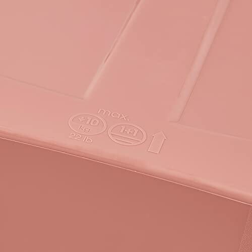 keeeper Pudełko do przechowywania z systemem obrotowym/układania w stos, 38 x 28,5 x 20,5 cm, 15 l, Emil, Nordic Red - obrazek 3