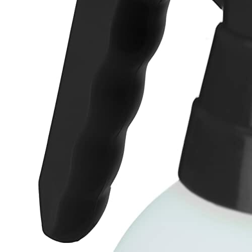 Relaxdays Butelka z rozpylaczem ciśnieniowym, regulowana dysza mosiężna, manometr, zwalczanie szkodników ogrodowych, 1 l, PE, czarna, 1 sztuka - obrazek 4