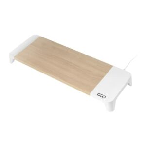 Goo Wood ładowarka indukcyjna, bezprzewodowa, indukcja, drewno, uchwyt na PC, bezprzewodowa, Qi, szybka stacja ładująca, inteligentna, kompatybilna z iPhone, Samsung i innymi smartfonami